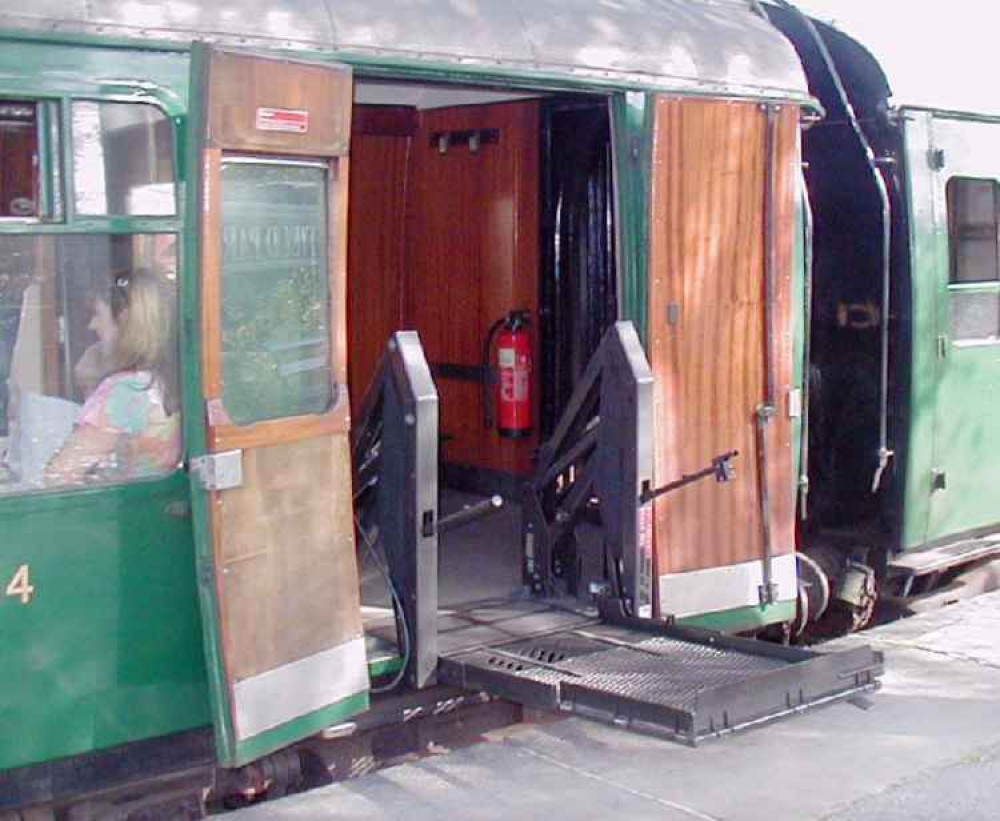 A similar vehicle is in use at the Bluebell Railway in Sussex. Photo copywrite Chris Dadson