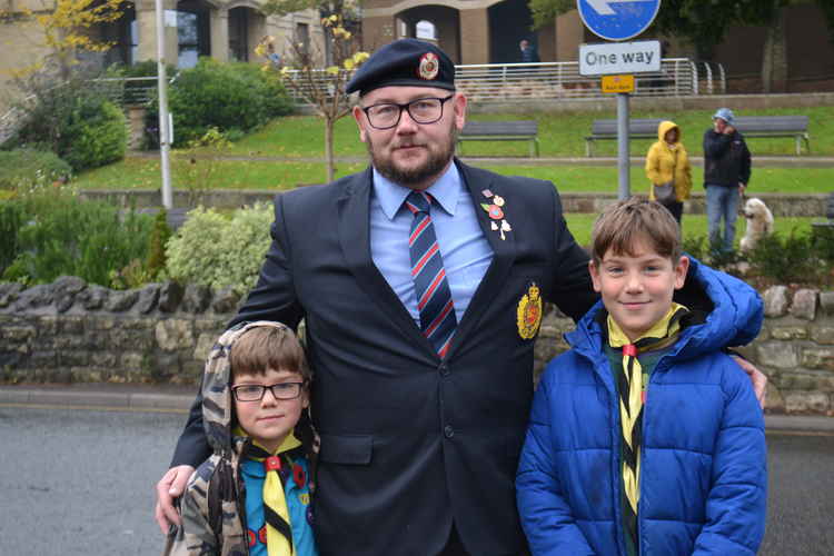 The whole family paid their respects in Midsomer Norton