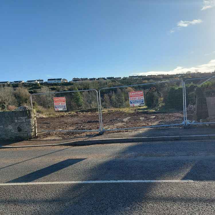 The site at 46 Radstock Road cleared already (November 19)