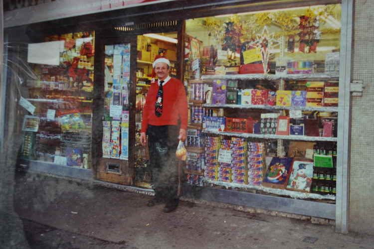 Ken outside his Cottles in Radstock, but when he wanted to open a launderette in the town it just didn't wash