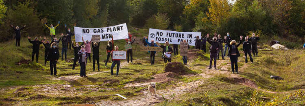 Campaigners opposed plans for a gas power plant in Midsomer Norton (Photo: joshnicoll.com)