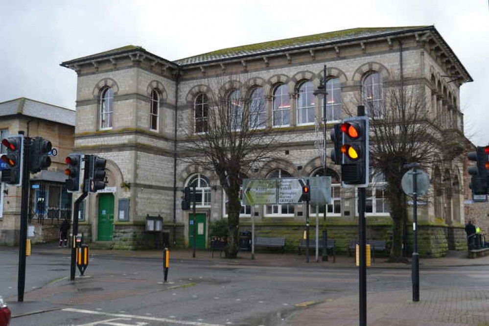 The Town Hall on the island in Midsomer on December 23