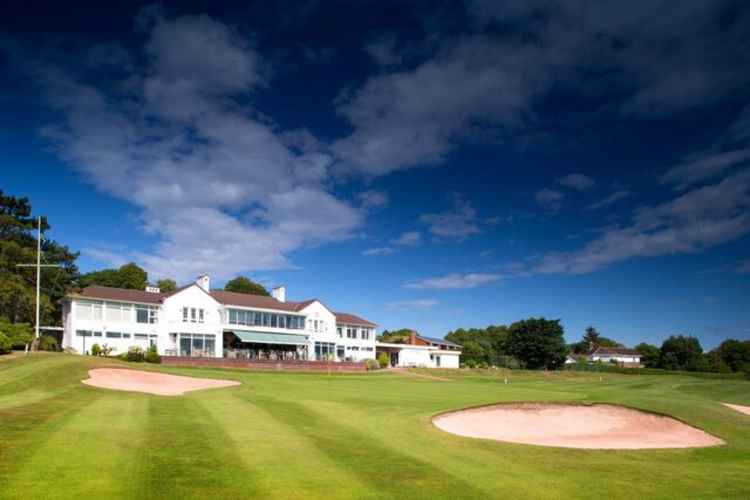 The clubhouse at Heswall Golf Club