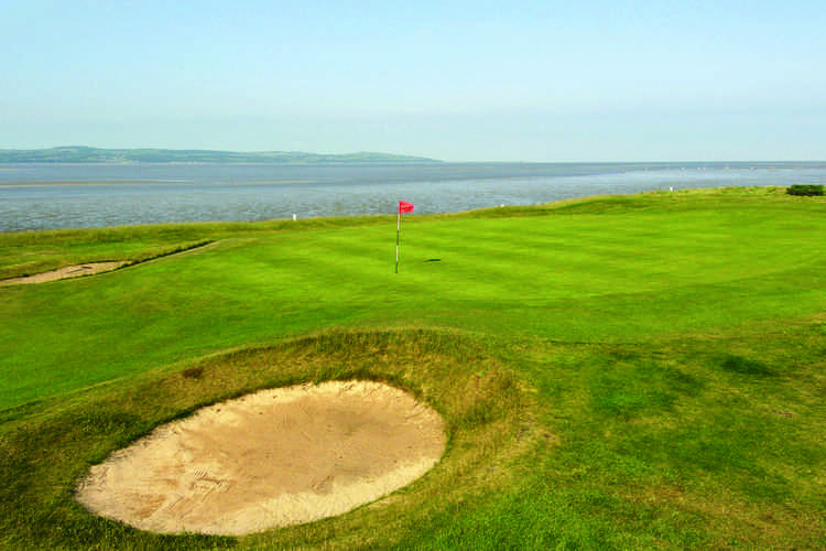 The 5th hole at Caldy GC