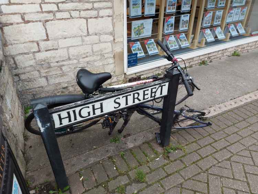 Midsomer Norton High Street today March 1