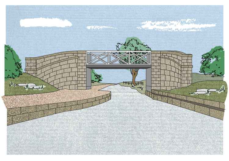 An Artist's impression of what the new bridge could look like