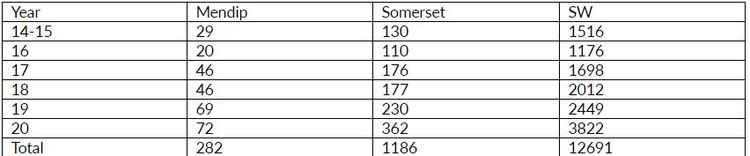 This table shows the uptake in charging points for Somerset . £601,000 is the total invested through the grants in Somerset; and in Mendip it is £142,000.