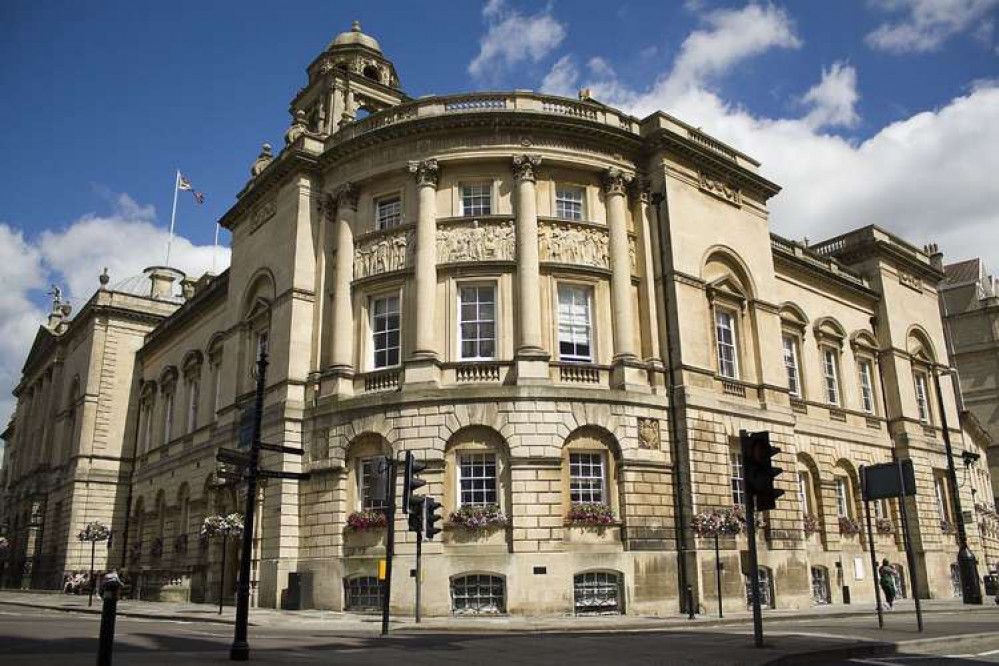 Bath's Guildhall. B&NES Council. Permission for use by all partners.