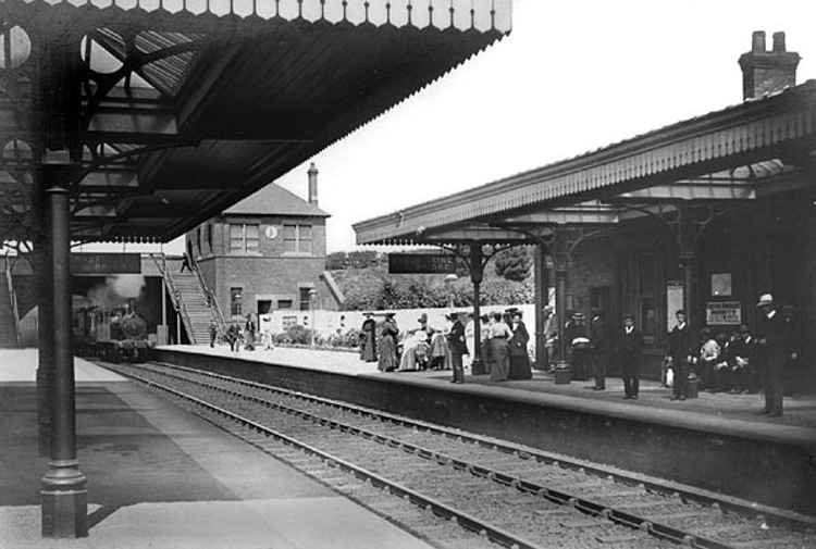 Heswall station in 1905 - picture from the Alsop Collection