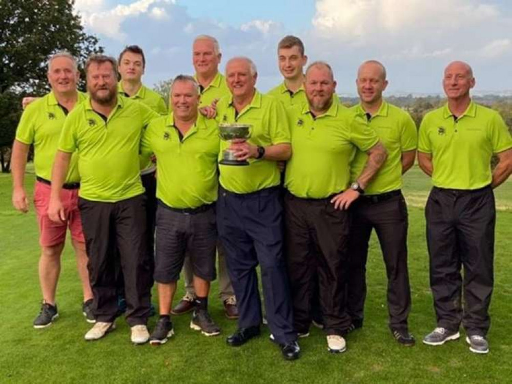 The winning Fosseway Golf Club team