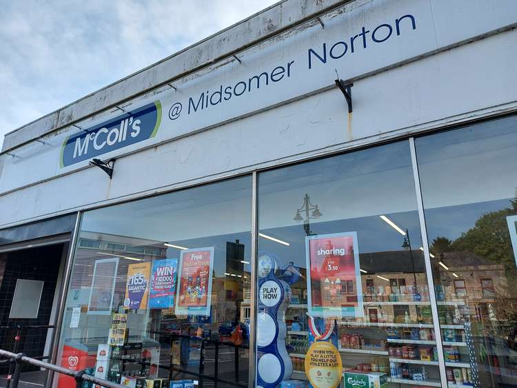 McColl's on Midsomer Norton High Street today October 11