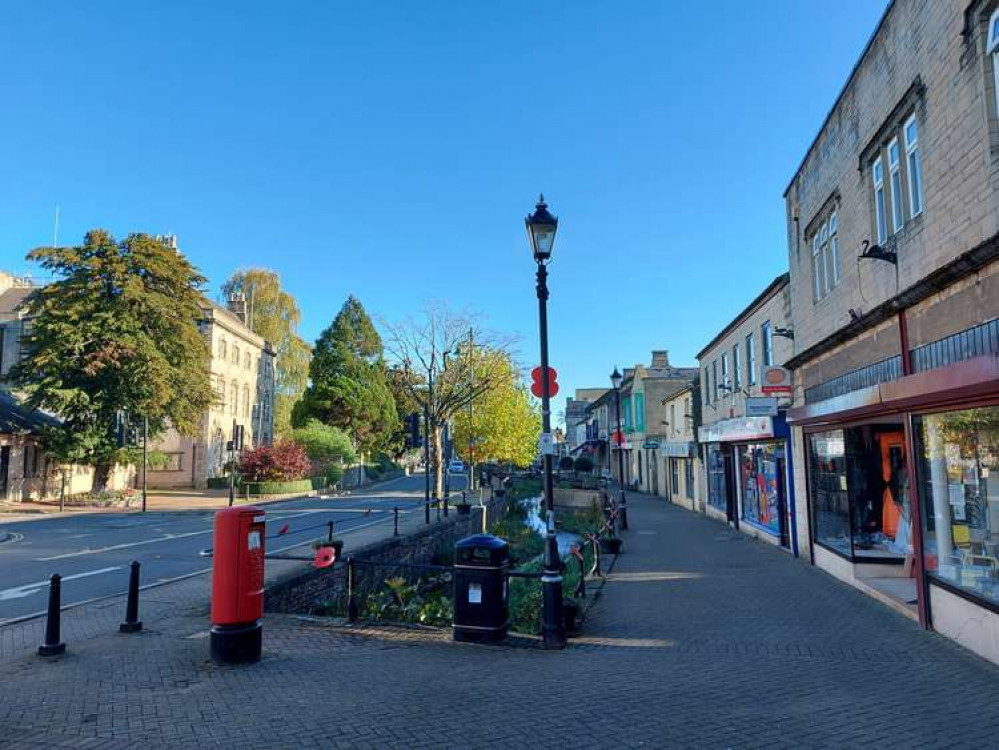 The High Street Midsomer Norton looking lovely today November 4