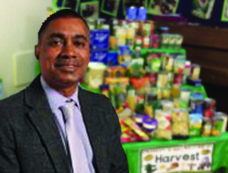 Eugene Samuel is calling for help to feed hungry pupils in Purfleet