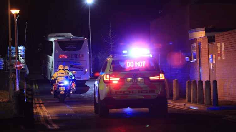 Arrowe Park hospital in late January last year. Picture: ITV News