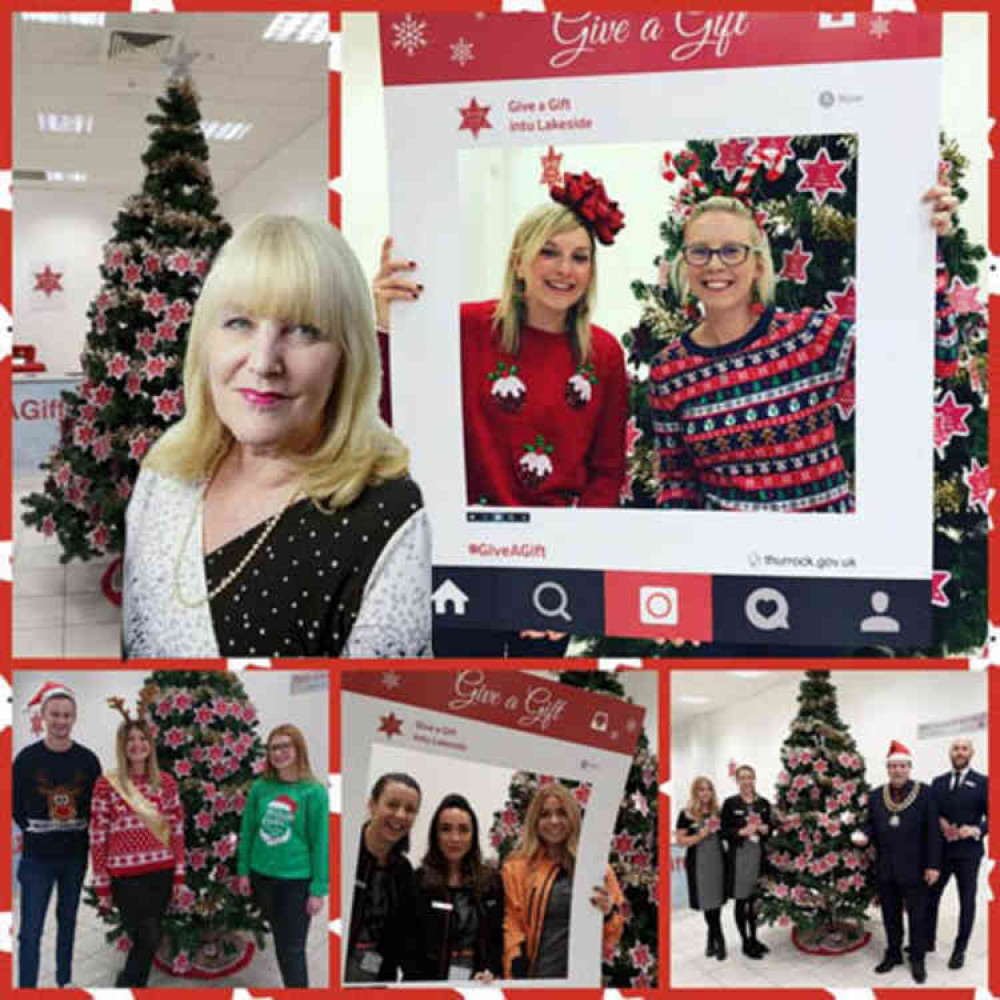 Cllr Sue Little, top left, has thanked all those who took part in Give a Gift.