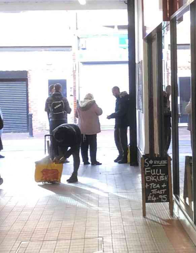 The trading of illegal cigarettes was captured by Nub New editor Neil Speight, who reported it to security officers but they said they couldn't do anything.