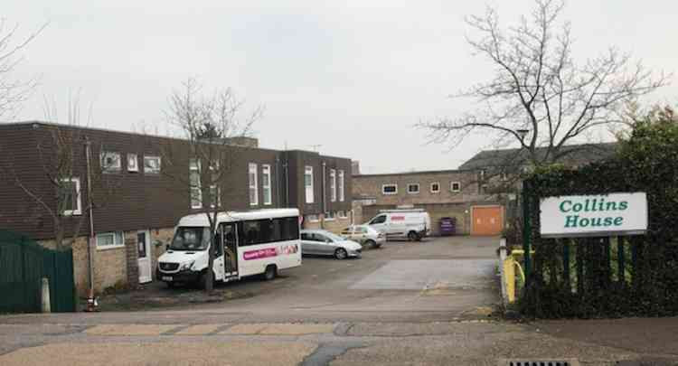 Electricians from council contractors Mears were at work at the complex this morning.