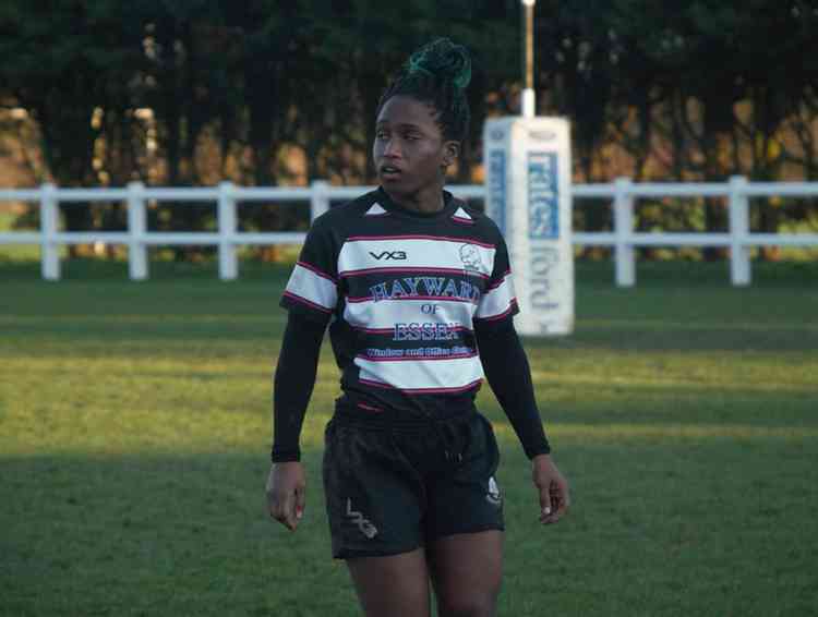 Double try scorer Niketa Akintade.