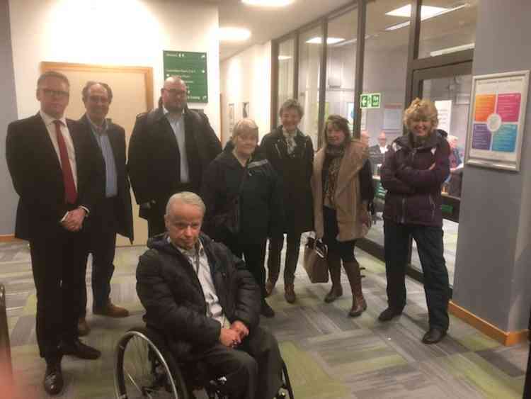 Local residents and ward councillors have been 'implacably opposed' to the plan for eight new homes on land adjacent to Curling Lane, Helleborine and Meesons Lane.  They turned up to lobby councillors to reject the scheme, with ward councillor Martin