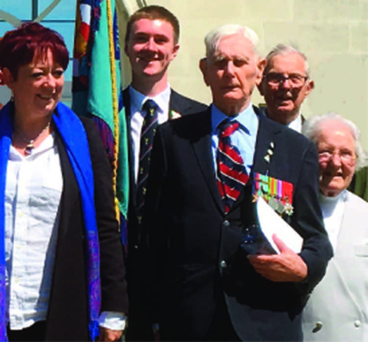 Sad loss to club. Three much-loved and respected members of Thurrock RAFA, Frank Elliott (centre), Reg Kingham and Linda Callander are pictured with MP Jackie Doyle-Price and RAFA Standard bearer Colin Stevens on a club trip to the RAF National Memorial