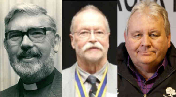 Club stalwarts recently lost but never to be forgotten: Rev Canon Glyn Jones, Peter Minter and Kevin Hymas