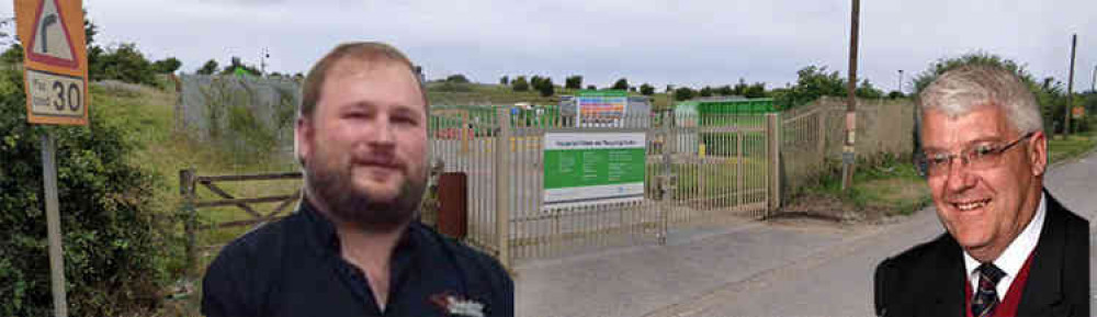 Cllrs Fraser Massey (left) and Gerard Rice.