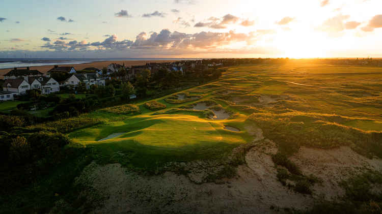 The short but spectacular new Par 3 at Hoylake called Little Eye