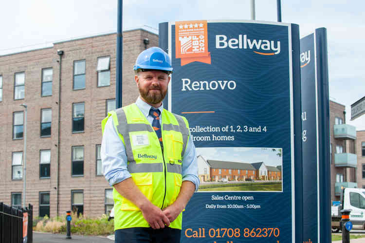Stuart Taylor, site manager at Renovo in Thurrock