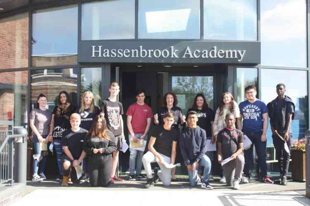 Hassenbrook head Joanne Williams with students