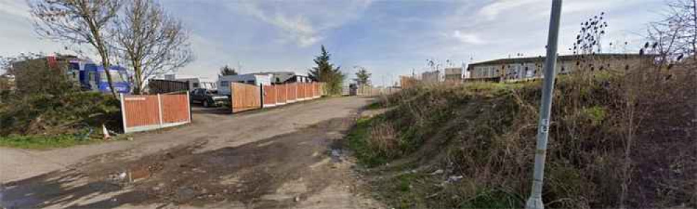 A small part of the sprawling Buckles Lane camp in South Ockendon