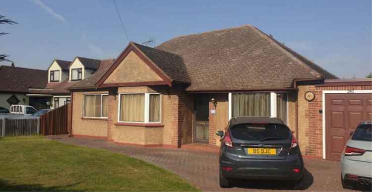 The existing bungalow that would be demolished if plans are approved for two new homes on Southend Road in Stanford-le-Hope.