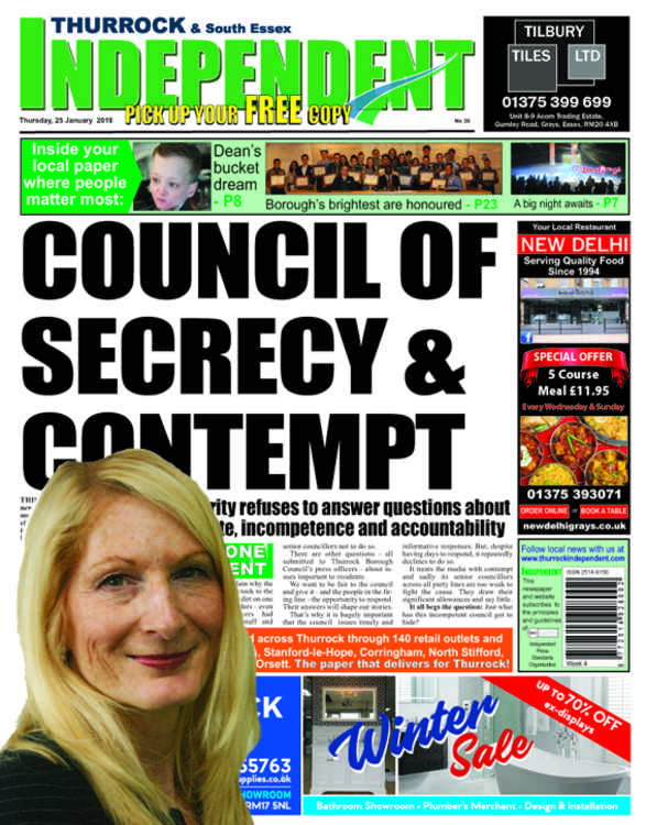 Thurrock Council has a reputation for secrecy and ignoring the media - and even councillors' questions.