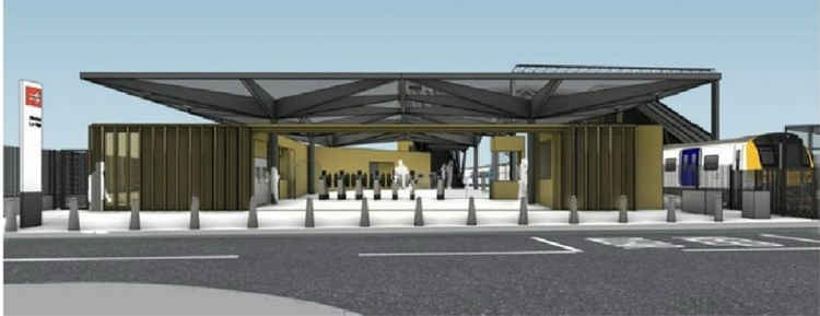 A view of how it will look from the new transportation hub on the site of the existing car park.