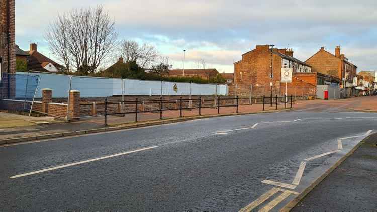 One of the sites on Bebington Road which has been cleared for redevelopment. Picture: Wirral Borough Council