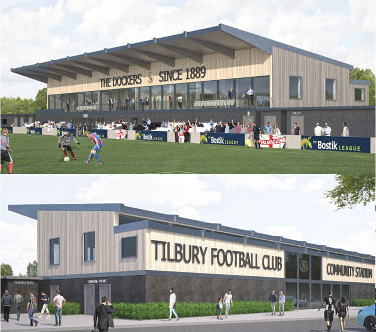 The proposed new main stand.