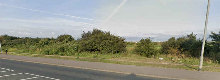 The North Field from St Chad's Road. Officers believe building a new football ground on it will harm the environment and openness of the green belt.