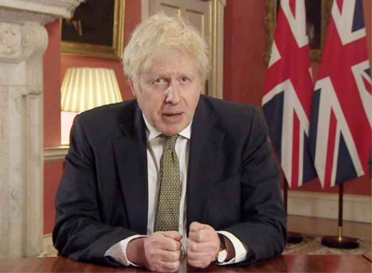 Boris Johnson addressed the nation this evening