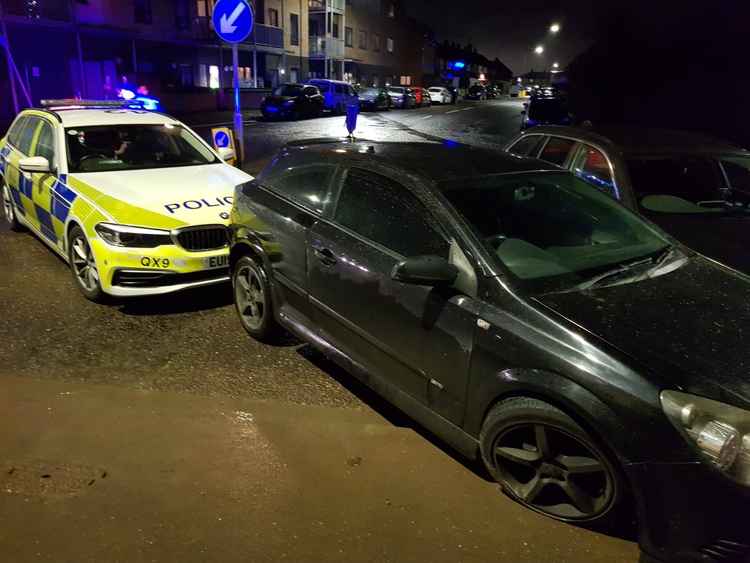 The driver of this vehicle pulled over in South Ockendon was found to have drugs in his system.