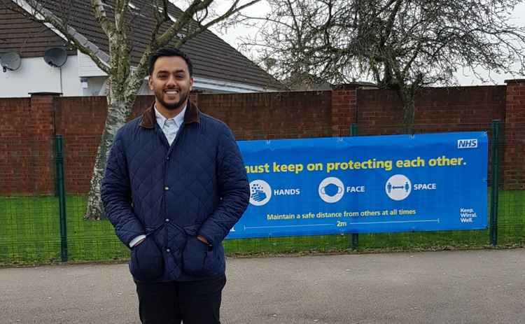 Shabil Syed trained as a volunteer vaccinator