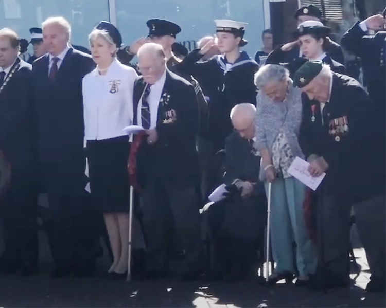 Wyn and Albert were guests of honour at Thurrock's 2019 Remembrance commemorations
