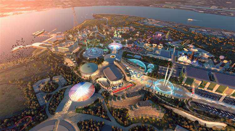 The proposed theme park.