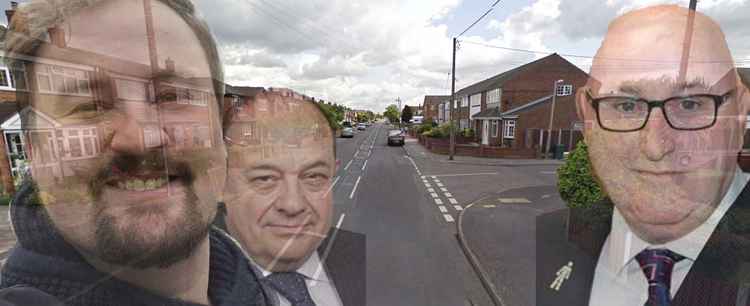 Cllrs James Halden, Gary Collins and Gary Byrne have celebrated the granting of cash for traffic calming on Branksome Avenue.