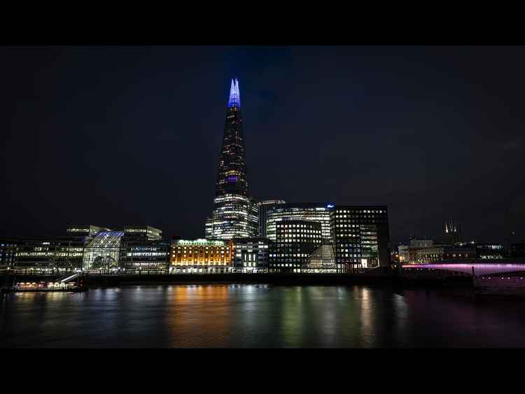 Winner: David Whyman's 'Reflections of the South Bank'.