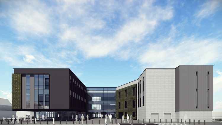 The proposed new medical centre.