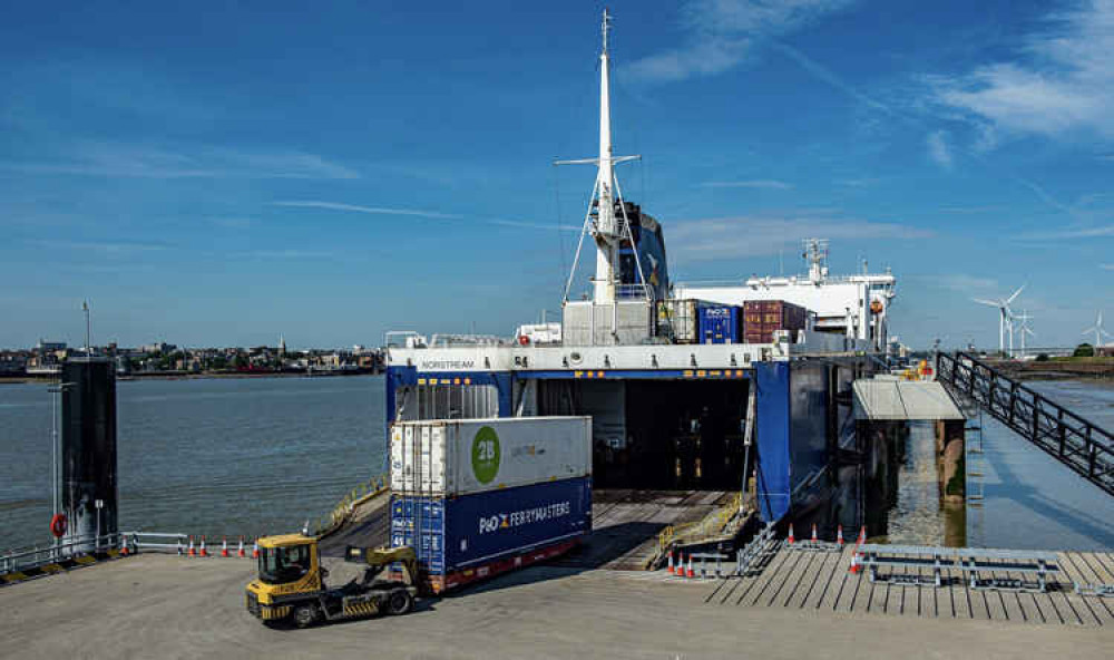 Apprentices Jack Byrne and Jack Dixon completed the 2 year apprenticeship and now take responsibility for roll on - roll off movements at the port