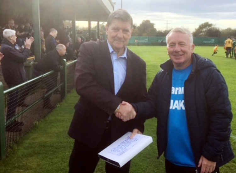 The death of Bennie Bennett, left, pictured with former manager John Coventry brought about the near collapse of the club says Alfie Best.