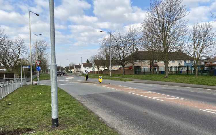 The junction of Cherwell Grove and Stifford Road.