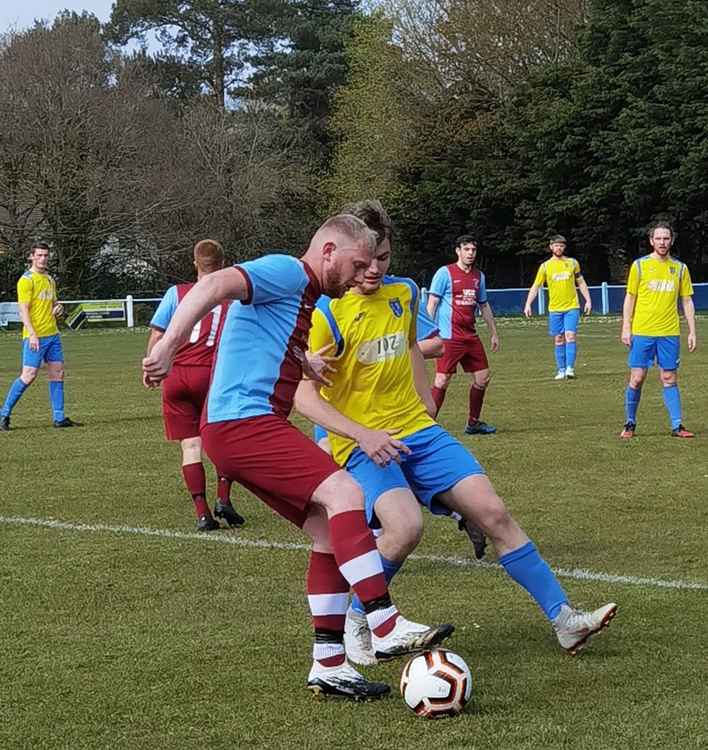 Heswall Reserves took on Neston Nomads Reserves