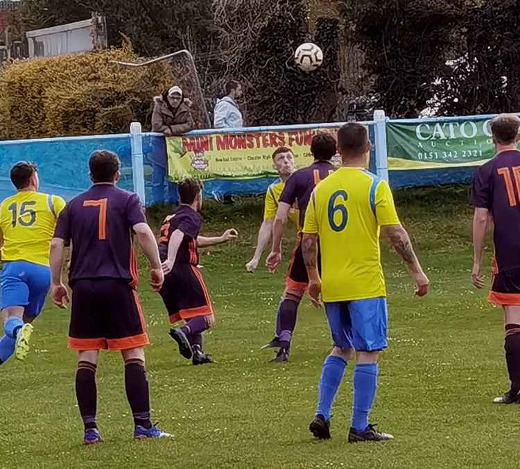 Heswall Reserves v. Sutton Athletic. Picture: Bob Shaw