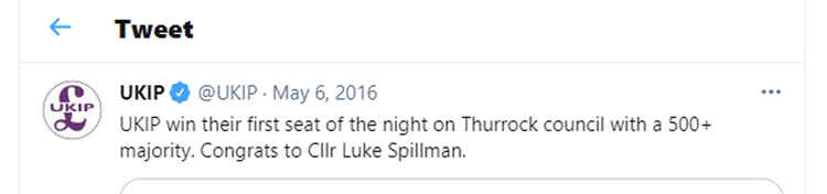 Cllr Spillman was a UKIP hero and trendsetter in 2016.